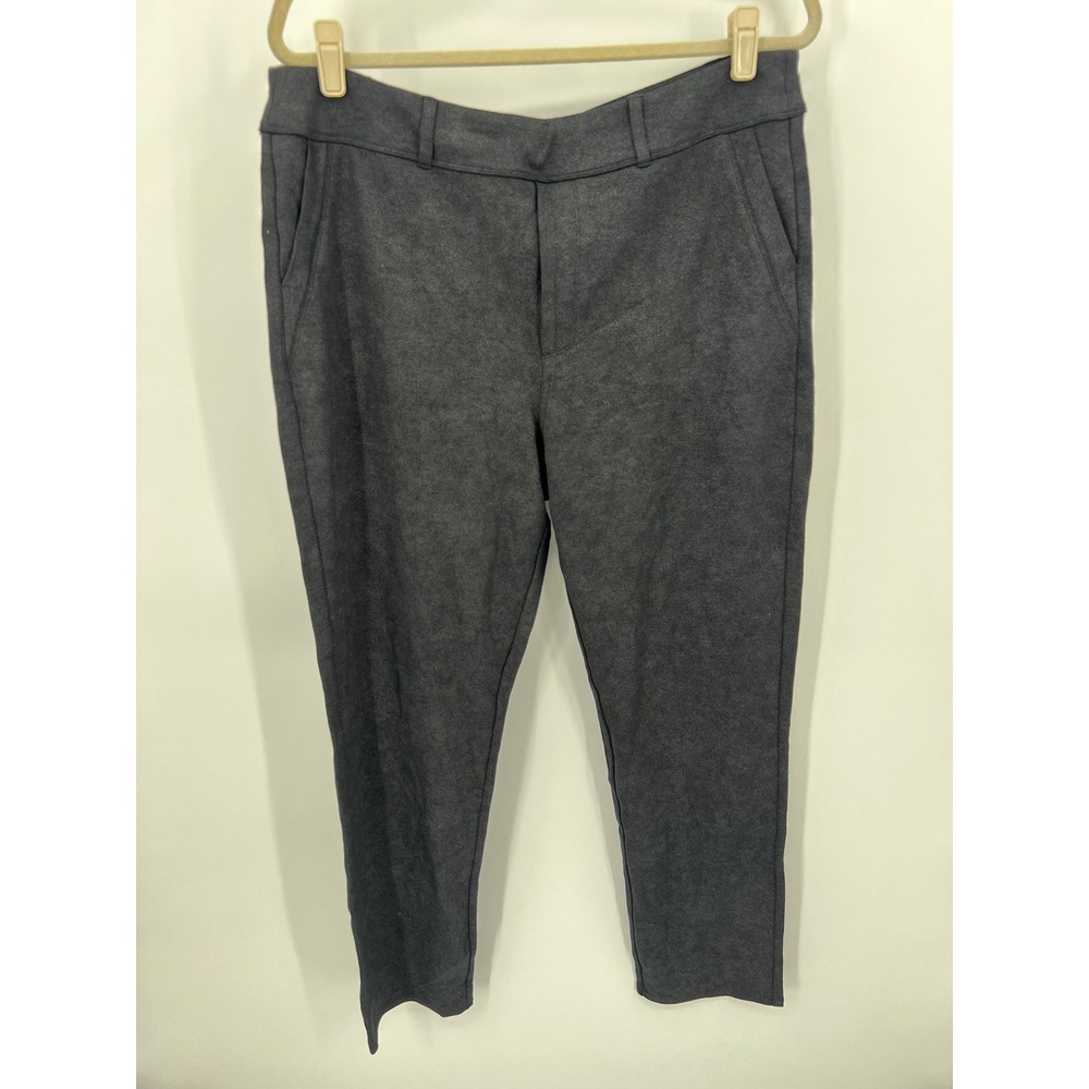 NIC+ZOE Black Onyx Pull-On Stretch Textured Black Pants XL‎ NWT